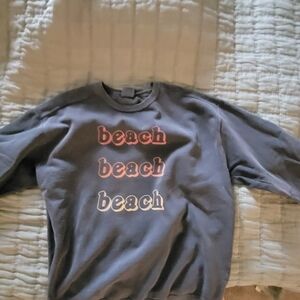 Comfort Colors Beach Design Sweatshirt